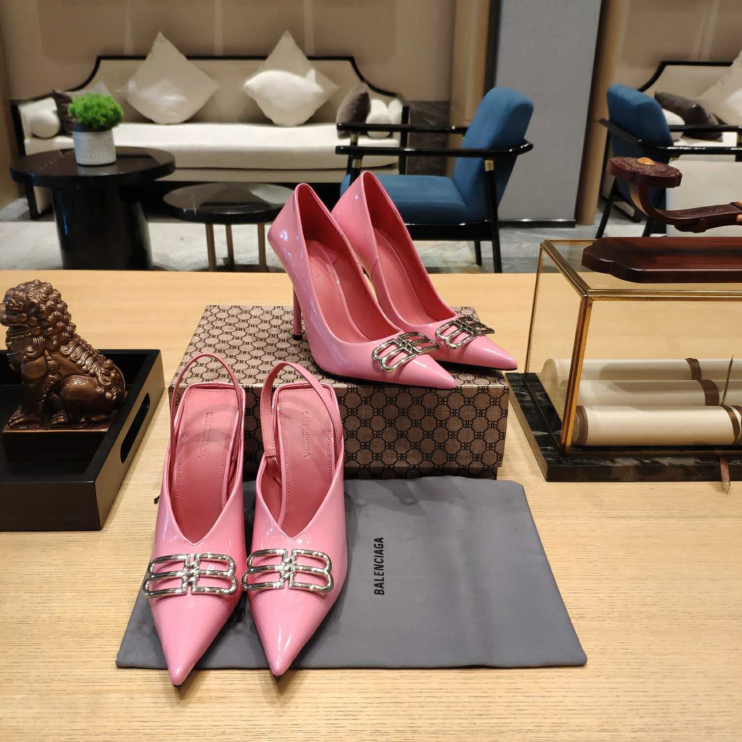 Balenciaga BB Leather Pumps - PerfectKickZ