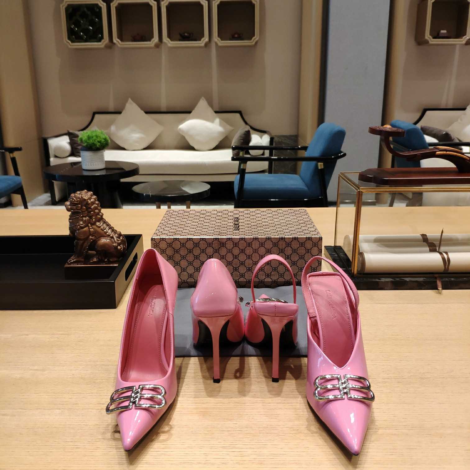 Balenciaga BB Leather Pumps - PerfectKickZ