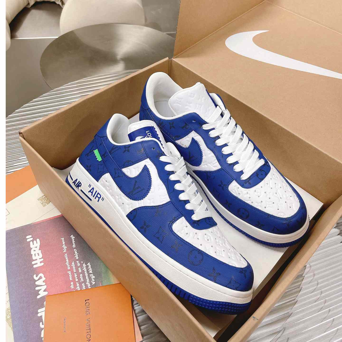 Louis Vuitton x Air Jordan1 Low AJ1 Sneaker - PerfectKickZ