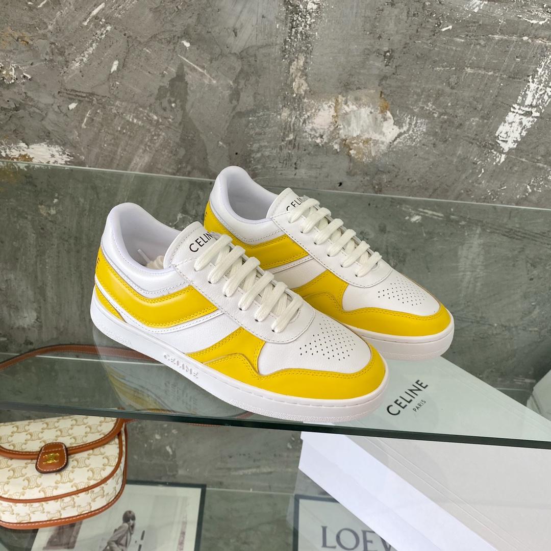 Celine Trainer Low Lace-Up Sneaker In Calfskin - PerfectKickZ
