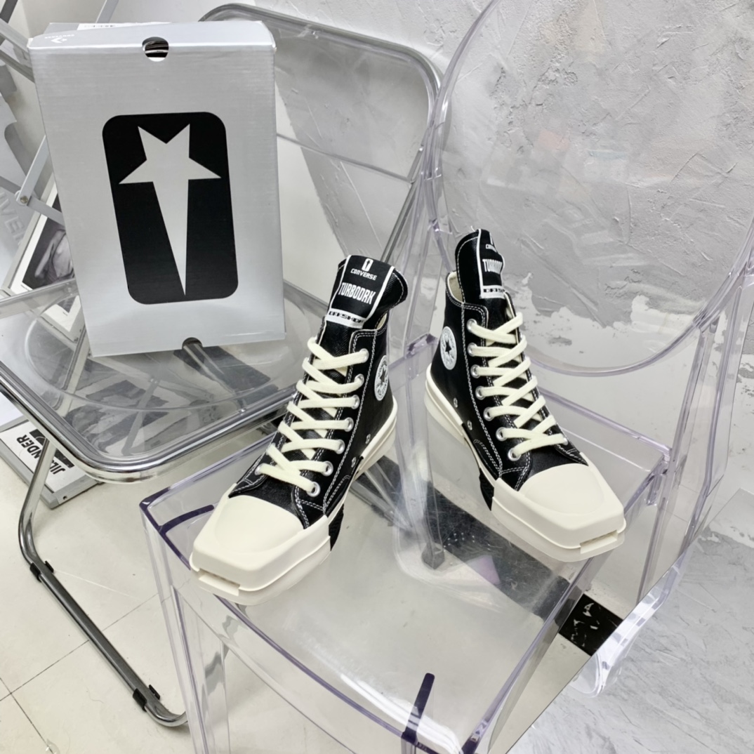 Rick Owens x Converse x  Drkshdw Turbodrk Sneakers - PerfectKickZ