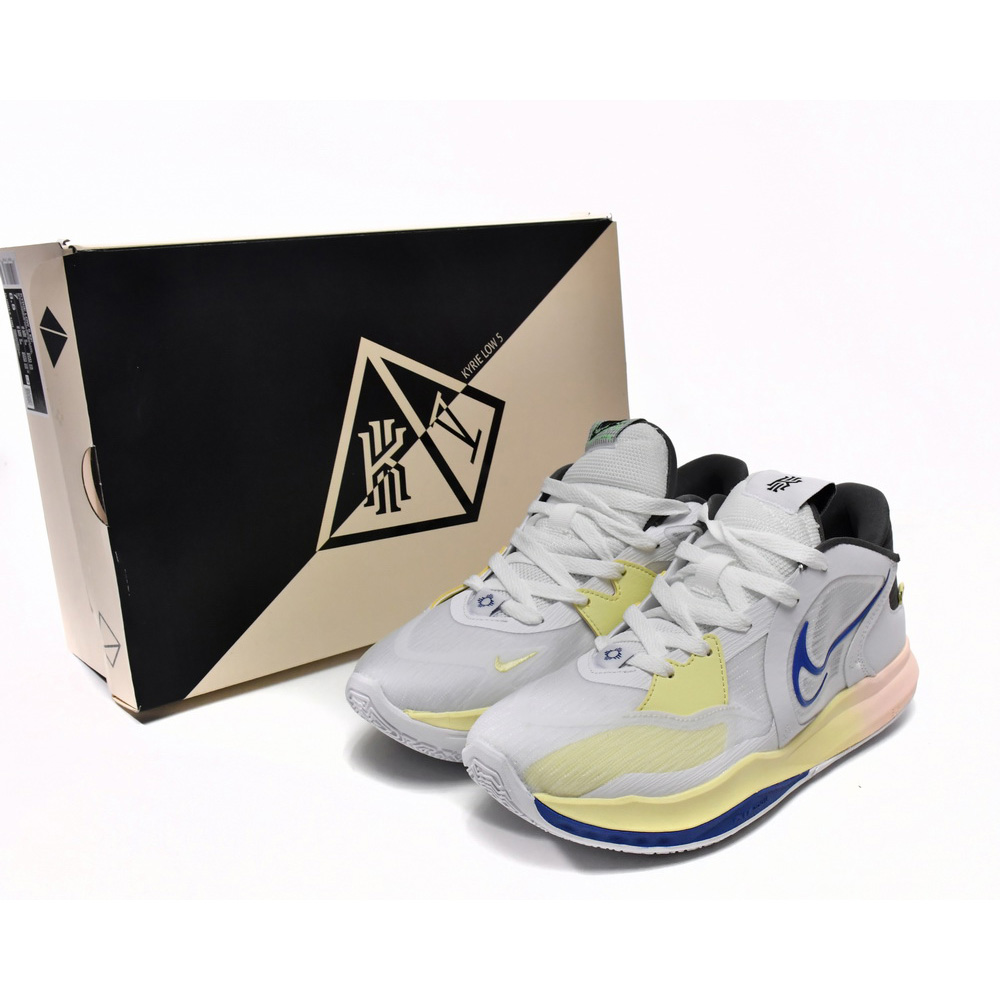 Nike Kyrie Low 5 EP White Game Royal Sneaker      DJ6014-100 - PerfectKickZ