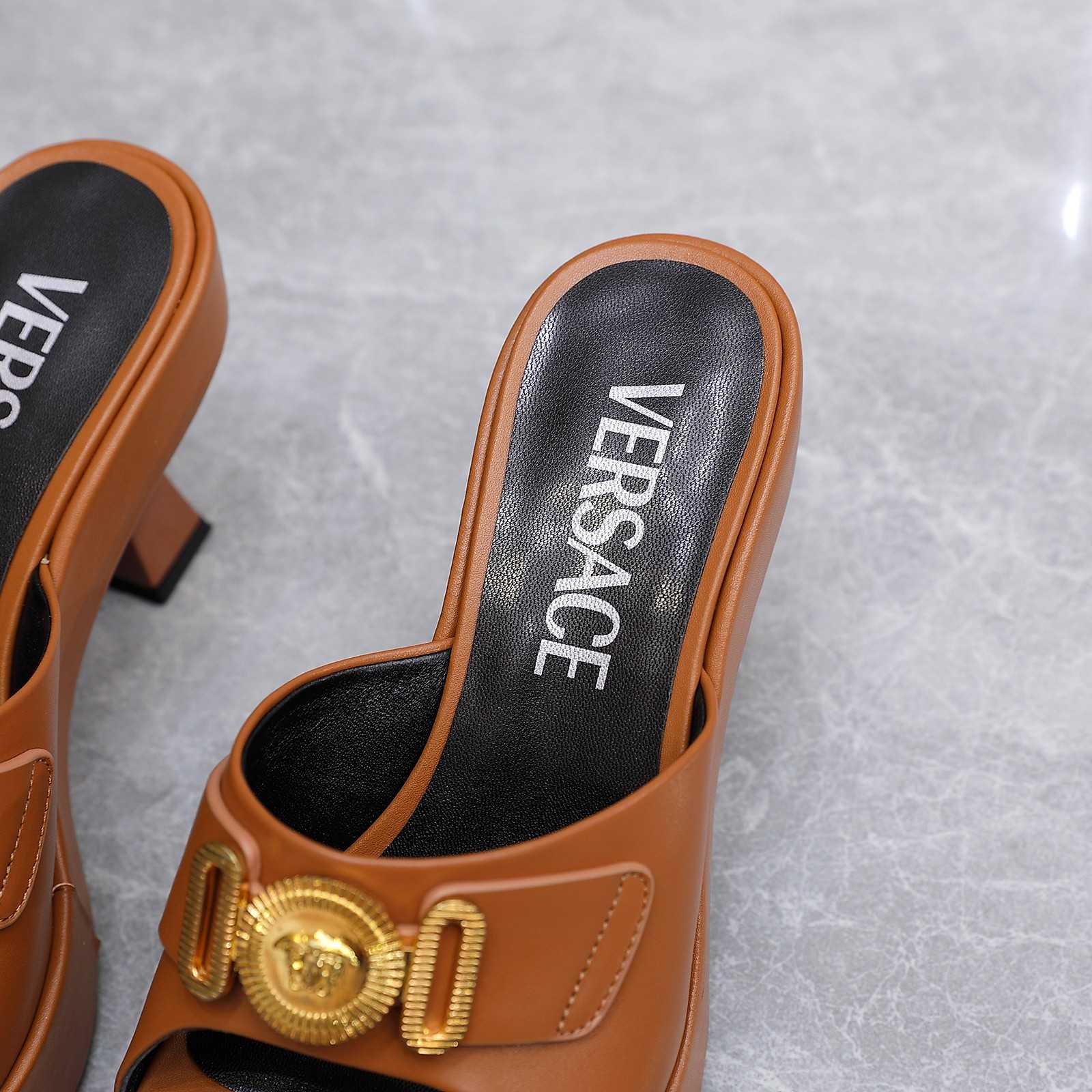Versace Medusa Biggie Crystal Mules - PerfectKickZ