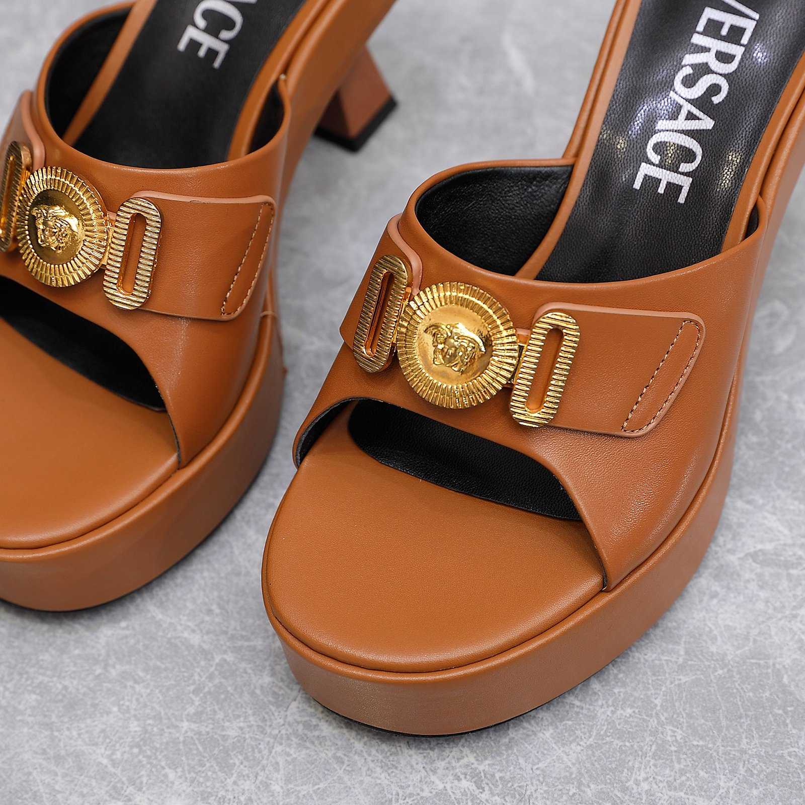 Versace Medusa Biggie Crystal Mules - PerfectKickZ