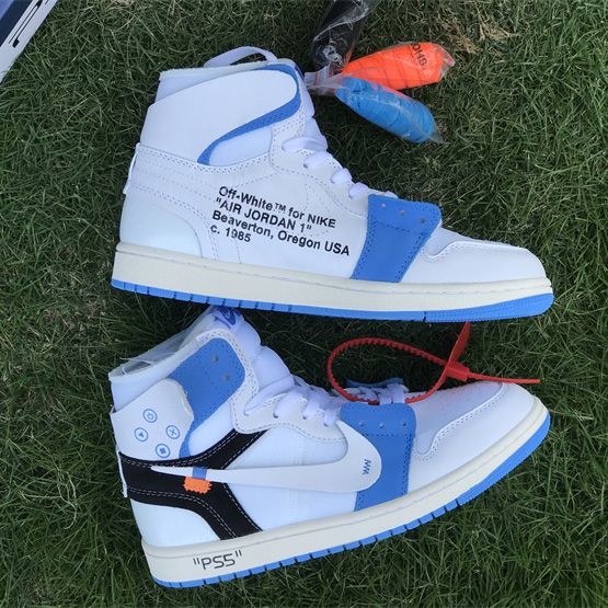Sony PlayStation 5 x OFF-WHITE x Air Jordan 1 Retro High Sneaker    AQ0818-168 - 