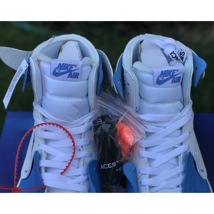 Sony PlayStation 5 x OFF-WHITE x Air Jordan 1 Retro High Sneaker    AQ0818-168 - 