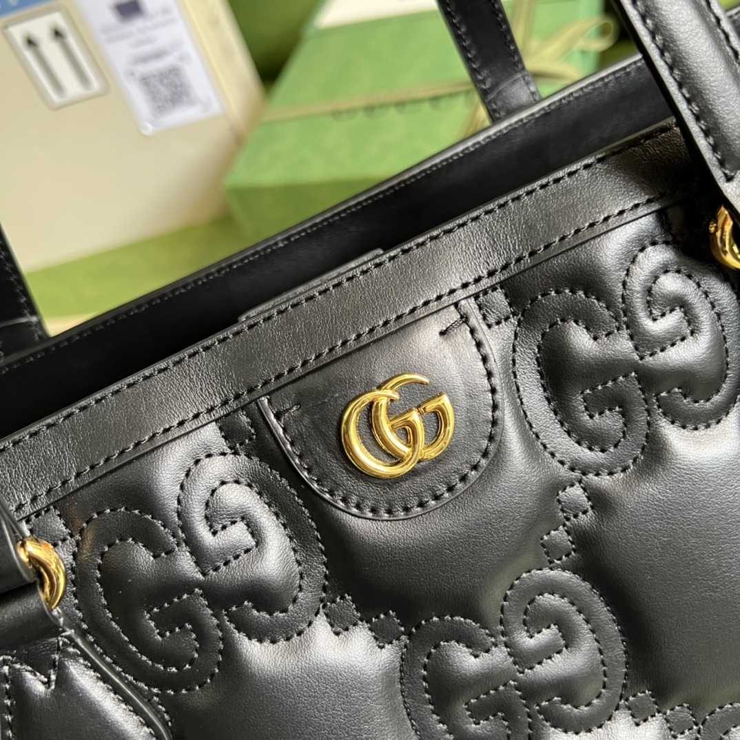 Gucci GG Matelassé Leather Medium Tote(38-28-14cm) - 