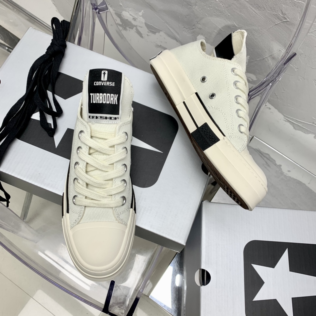 Rick Owensx Converse x  Drkshdw Drkstar Hi Sneakers - PerfectKickZ
