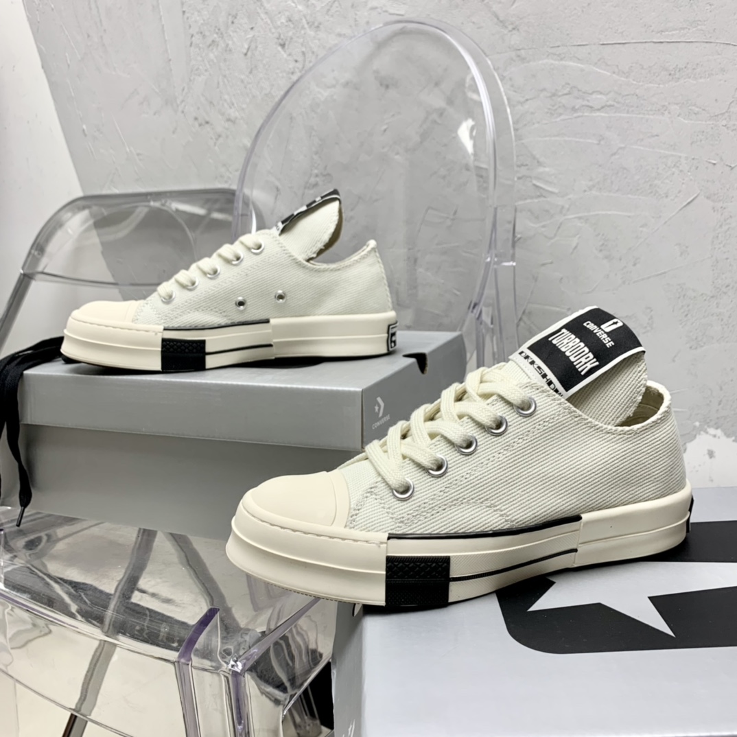 Rick Owensx Converse x  Drkshdw Drkstar Hi Sneakers - PerfectKickZ
