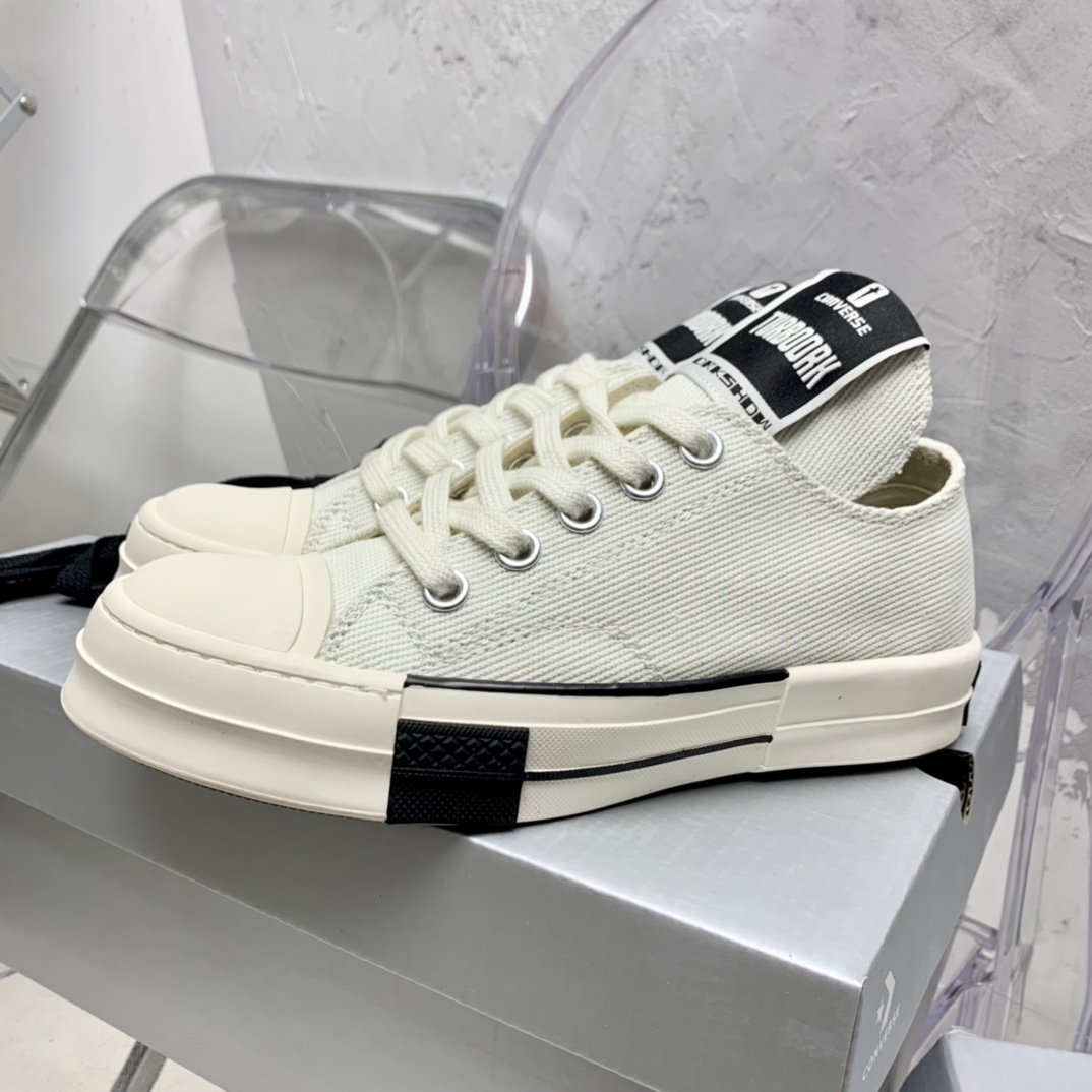 Rick Owensx Converse x  Drkshdw Drkstar Hi Sneakers - PerfectKickZ