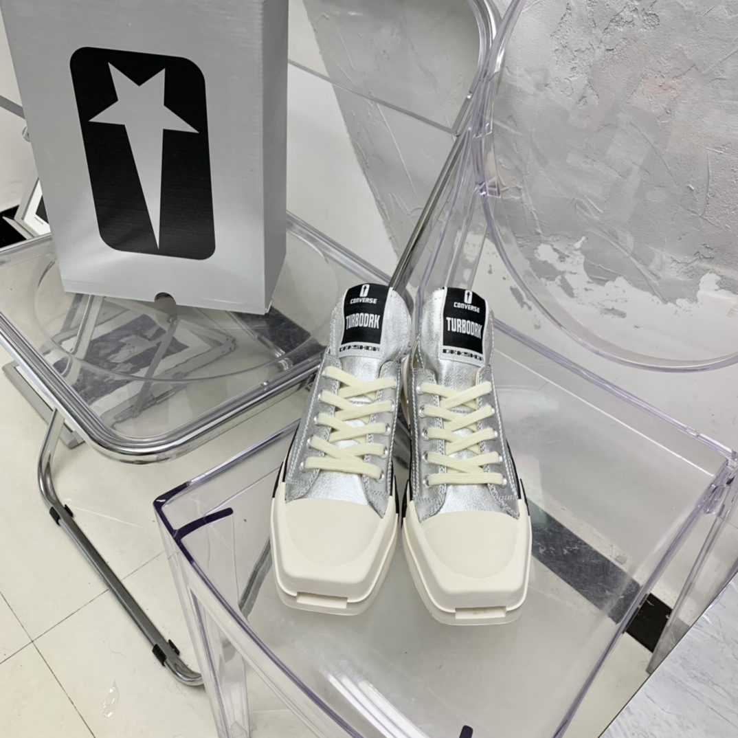 Rick Owens x Converse x  Drkshdw Turbodrk Sneakers - PerfectKickZ