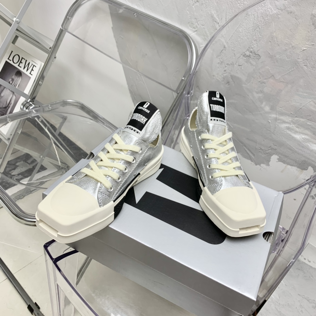 Rick Owens x Converse x  Drkshdw Turbodrk Sneakers - PerfectKickZ