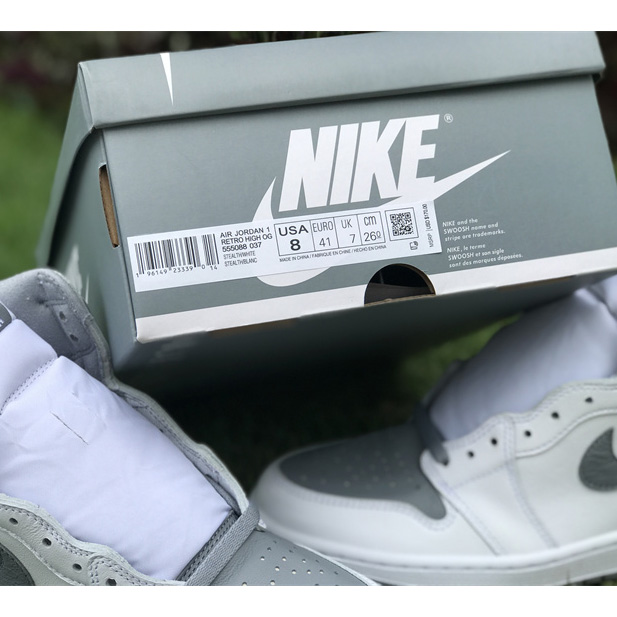 Air Jordan 1 High OG “Stealth” Sneakers      555088-037 - PerfectKickZ