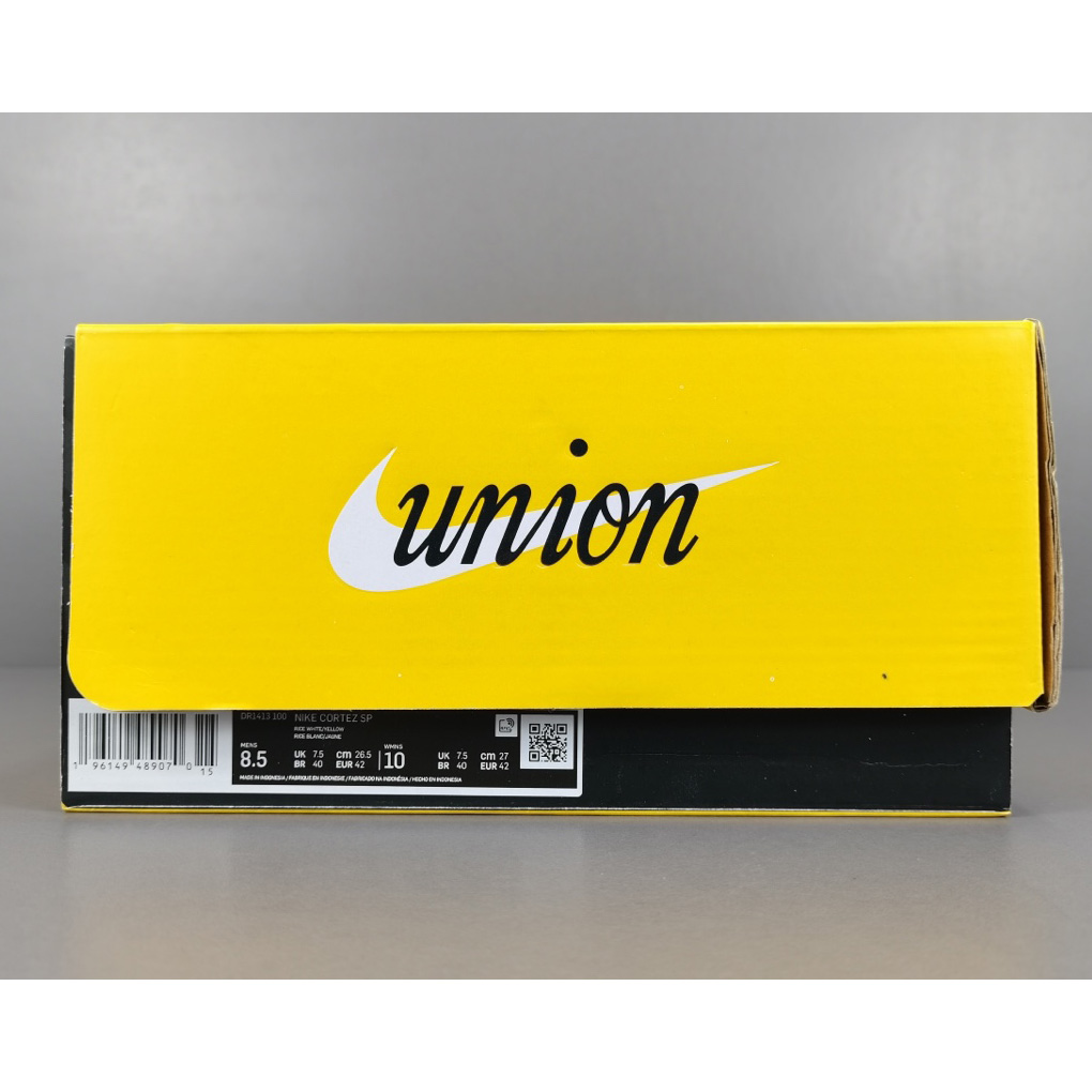 Union LA x Nike Cortez SP ＂Lemon Frost＂Sneaker     DR1413-100  - 