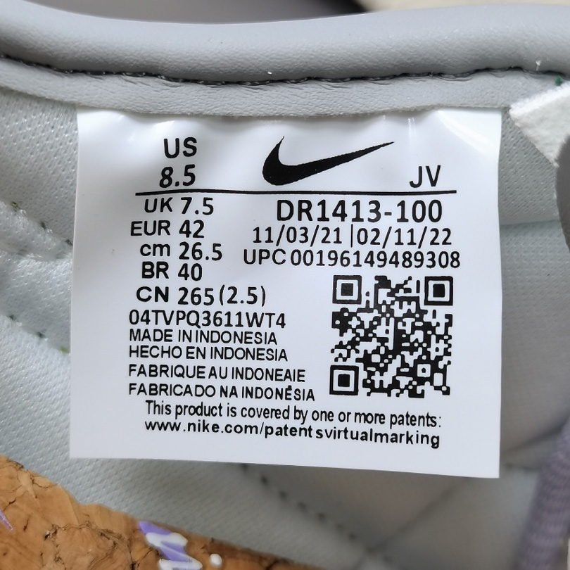 Union LA x Nike Cortez SP ＂Lemon Frost＂Sneaker     DR1413-100  - 