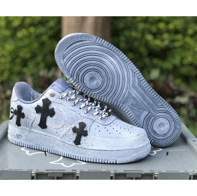 Chrome Hearts x Nike Air Force 1'07 Low Sneaker      - PerfectKickZ
