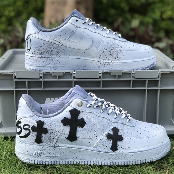 Chrome Hearts x Nike Air Force 1'07 Low Sneaker      - PerfectKickZ
