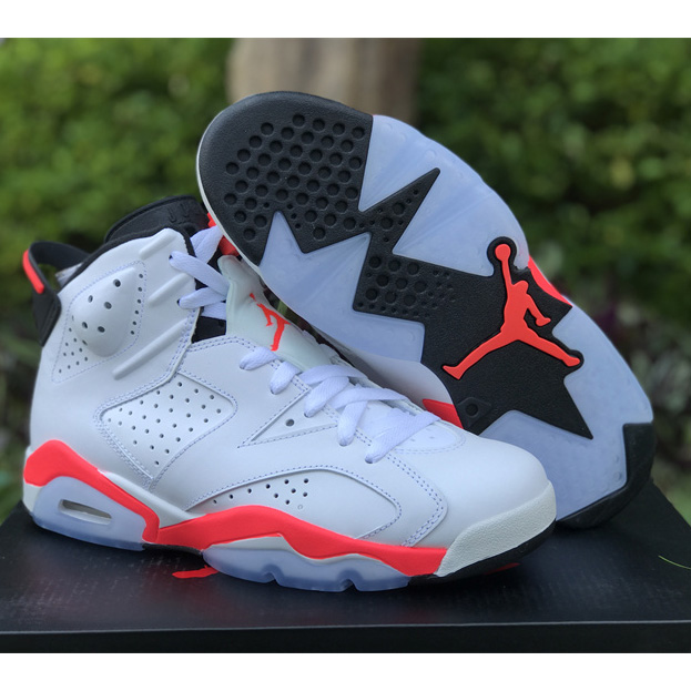 Air Jordan 6 ＂Infrared＂Sneaker     384664-123 - PerfectKickZ