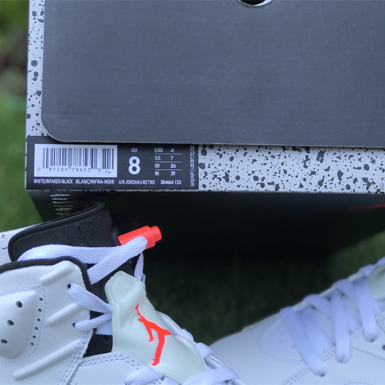 Air Jordan 6 ＂Infrared＂Sneaker     384664-123 - PerfectKickZ
