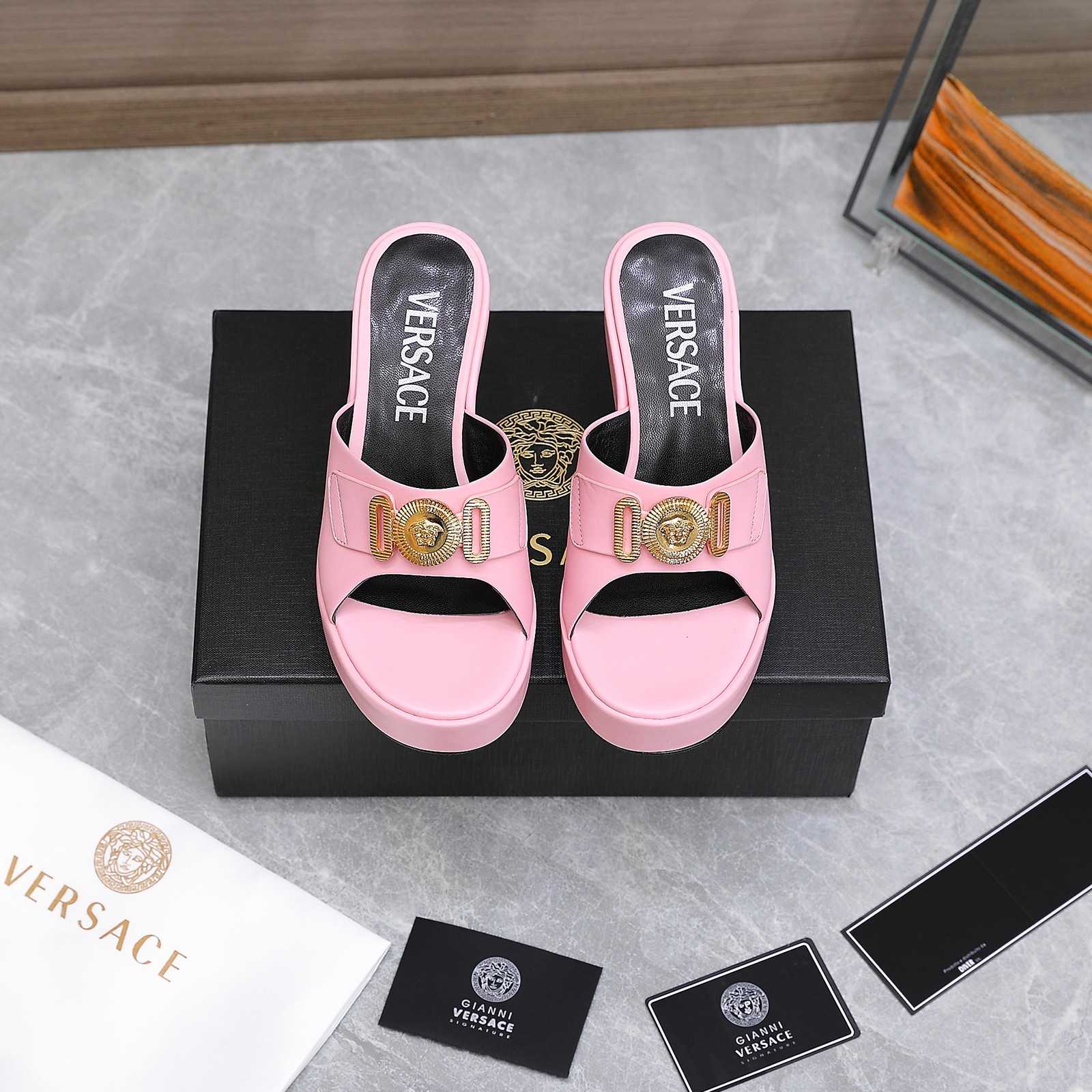 Versace Medusa Biggie Crystal Mules - PerfectKickZ