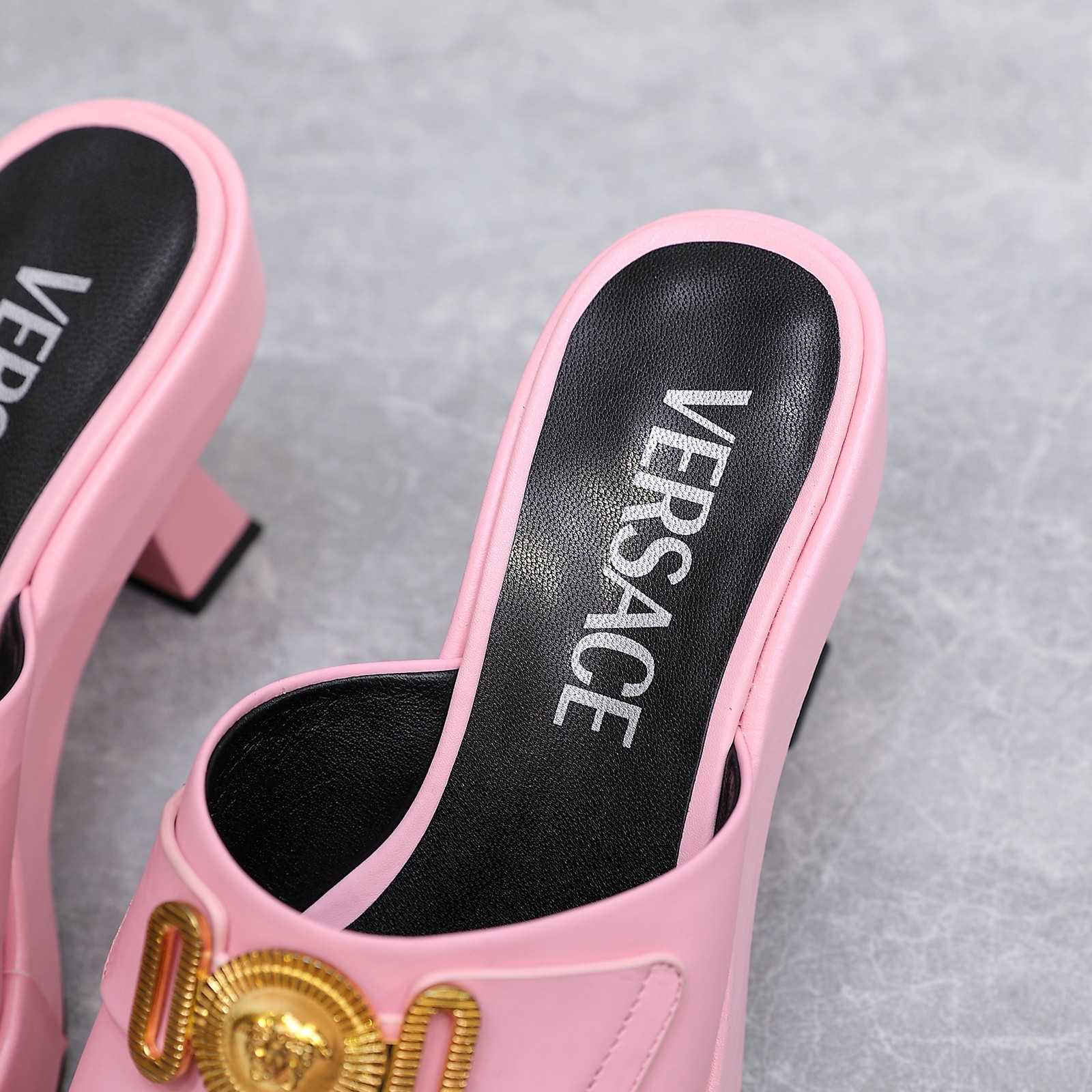 Versace Medusa Biggie Crystal Mules - PerfectKickZ