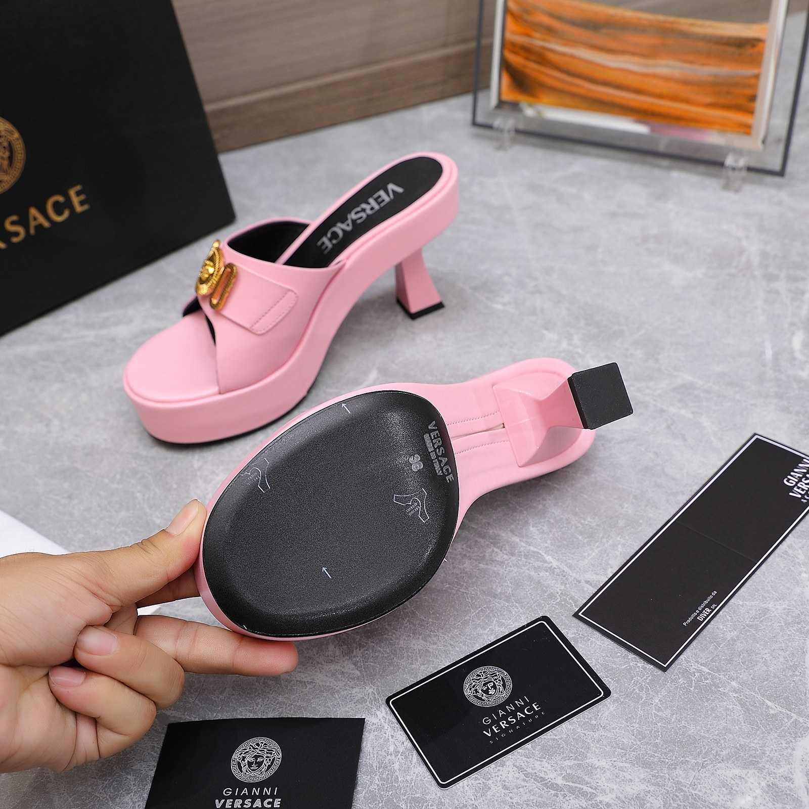 Versace Medusa Biggie Crystal Mules - PerfectKickZ