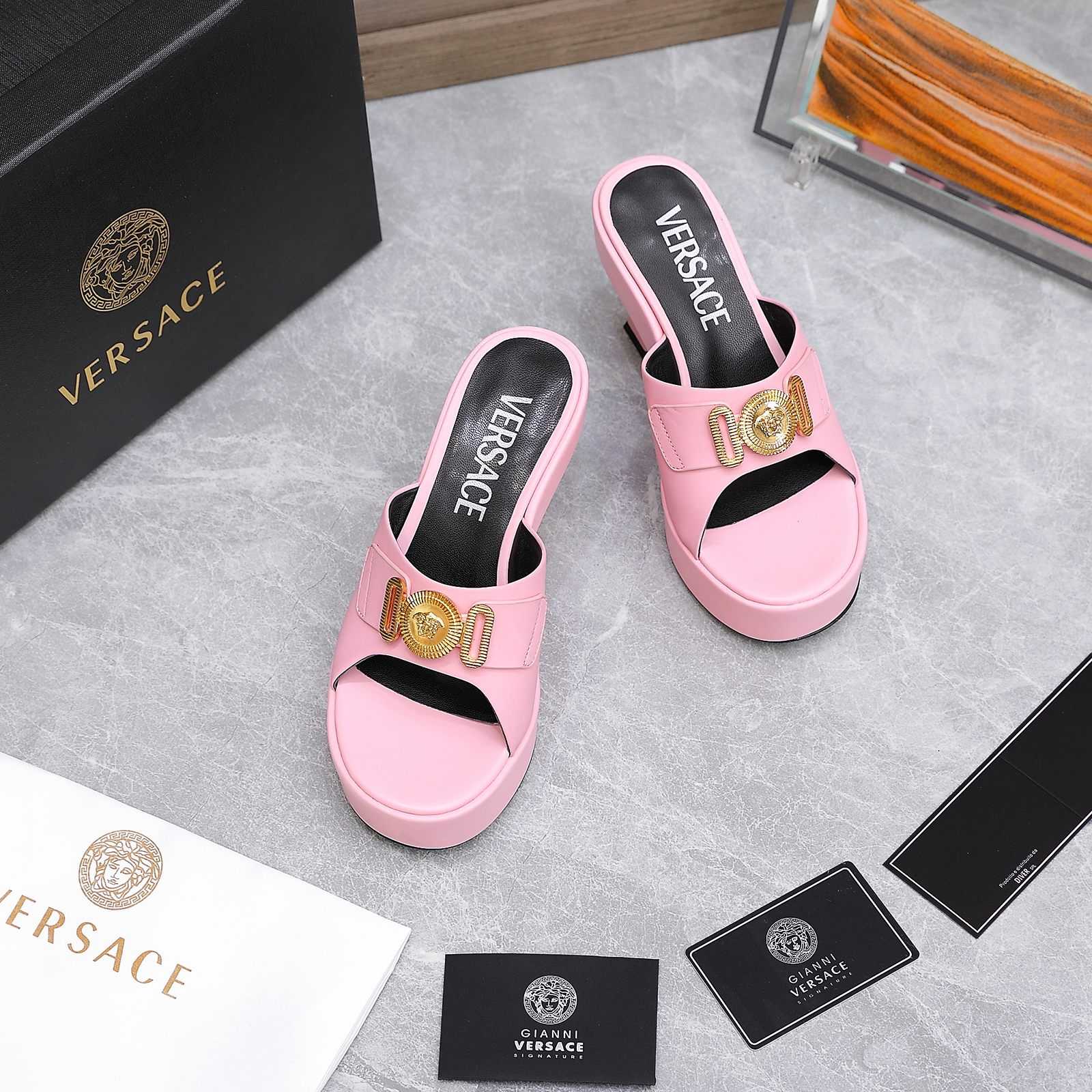 Versace Medusa Biggie Crystal Mules - PerfectKickZ