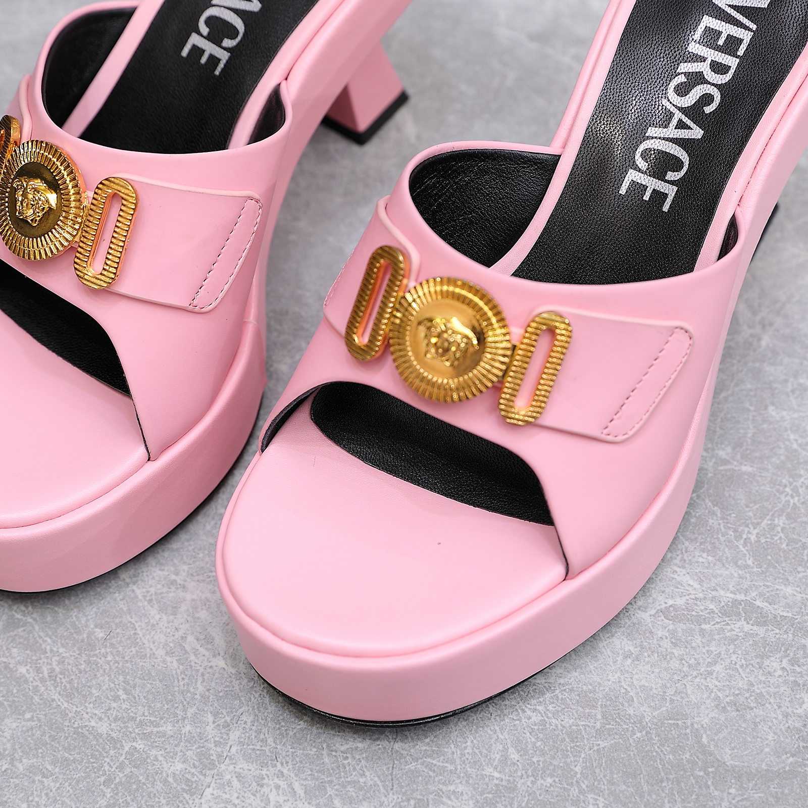 Versace Medusa Biggie Crystal Mules - PerfectKickZ