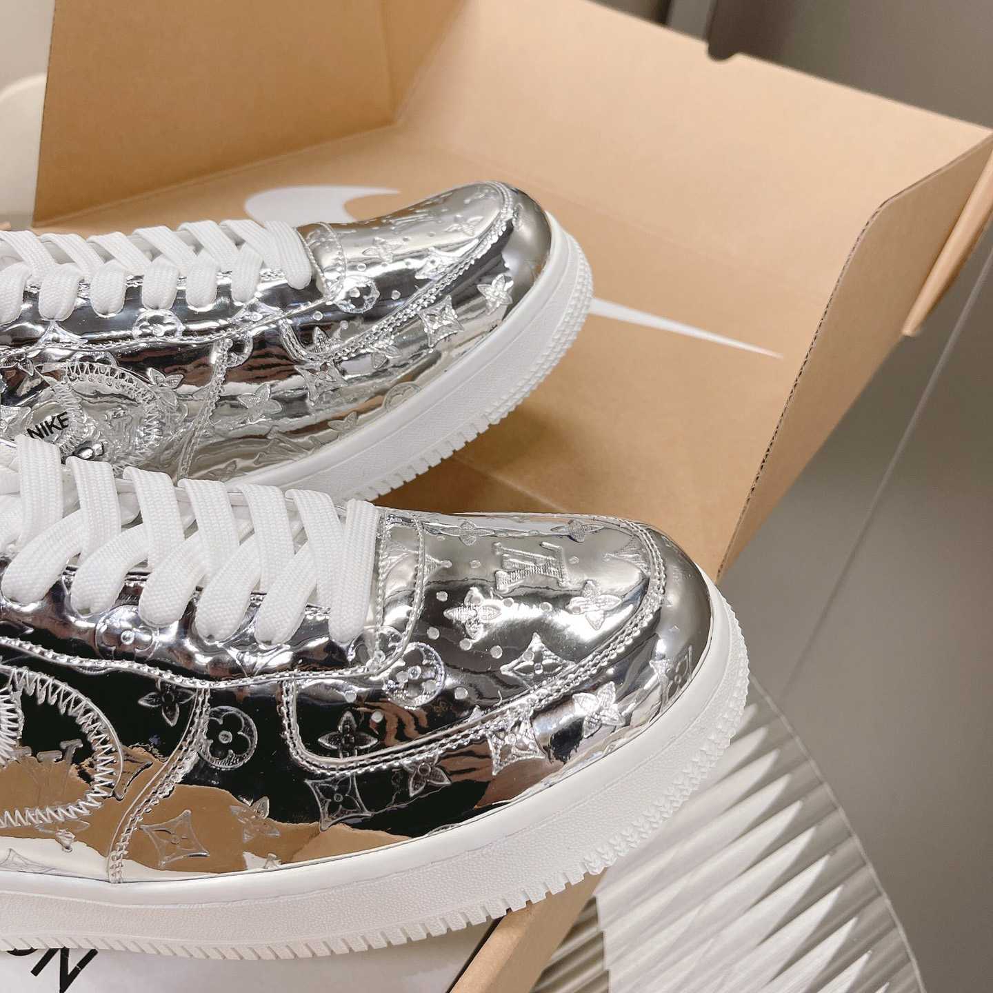 Louis Vuitton x Air Jordan1 Low AJ1 Sneaker - PerfectKickZ