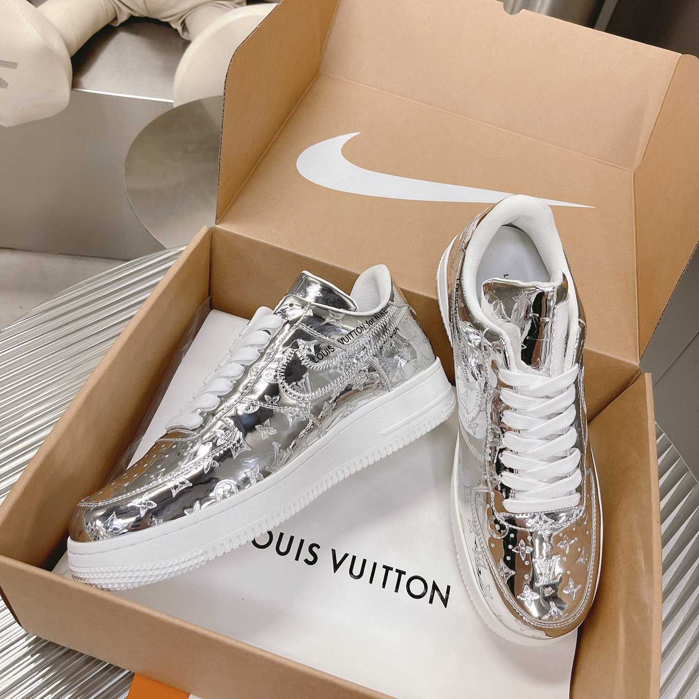 Louis Vuitton x Air Jordan1 Low AJ1 Sneaker - PerfectKickZ
