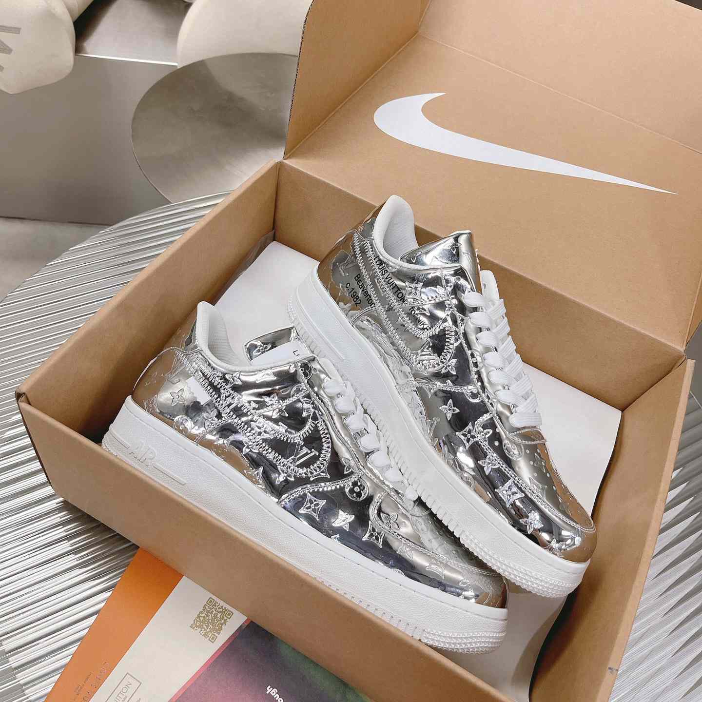 Louis Vuitton x Air Jordan1 Low AJ1 Sneaker - PerfectKickZ