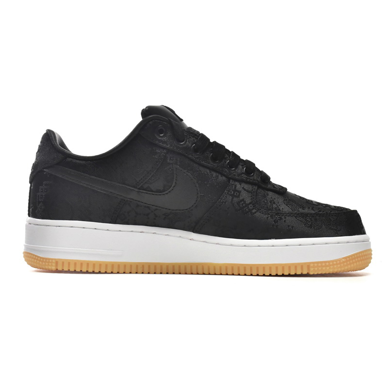 Nike Air Force 1 Low Fragment Design x Clot Black Silk Sneaker     CZ3986-001 - PerfectKickZ
