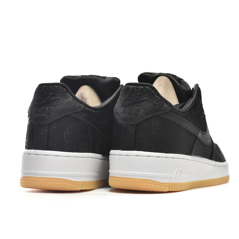 Nike Air Force 1 Low Fragment Design x Clot Black Silk Sneaker     CZ3986-001 - 