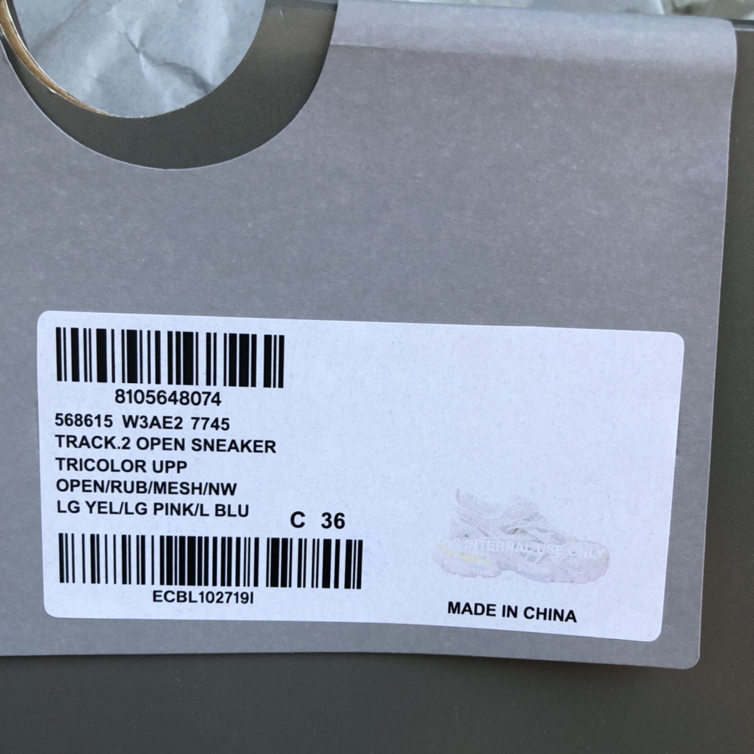 Balenciaga Track.2 Sneaker In White, Light Yellow, Light Pink And Light Blue Mesh And Nylon - PerfectKickZ