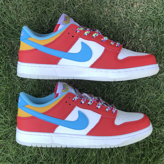 LeBron James x Nike Dunk Low “Fruity Pebbles” Sneaker     DH8009-600  - PerfectKickZ