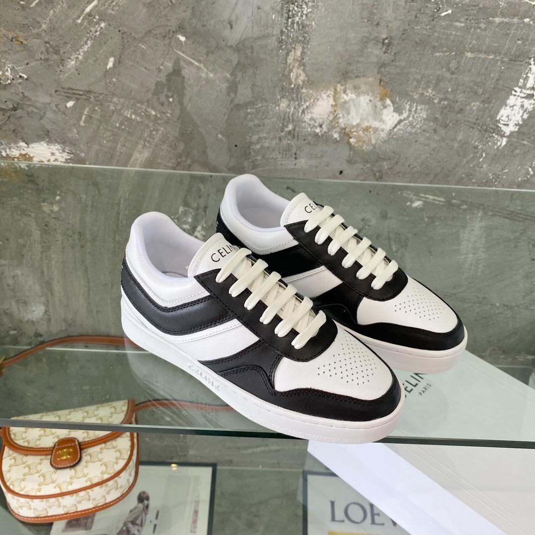 Celine Trainer Low Lace-Up Sneaker In Calfskin - PerfectKickZ