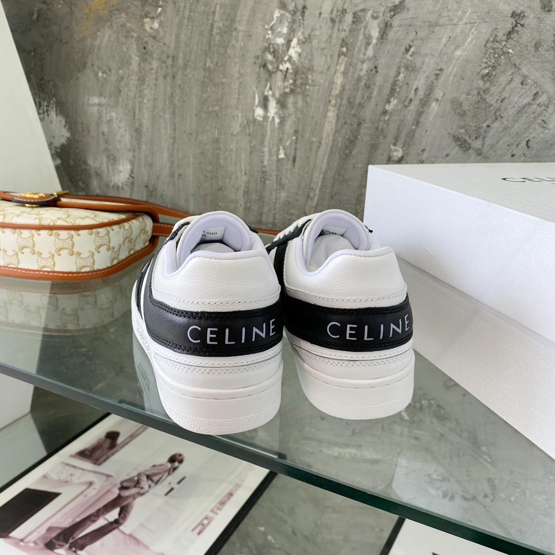 Celine Trainer Low Lace-Up Sneaker In Calfskin - PerfectKickZ