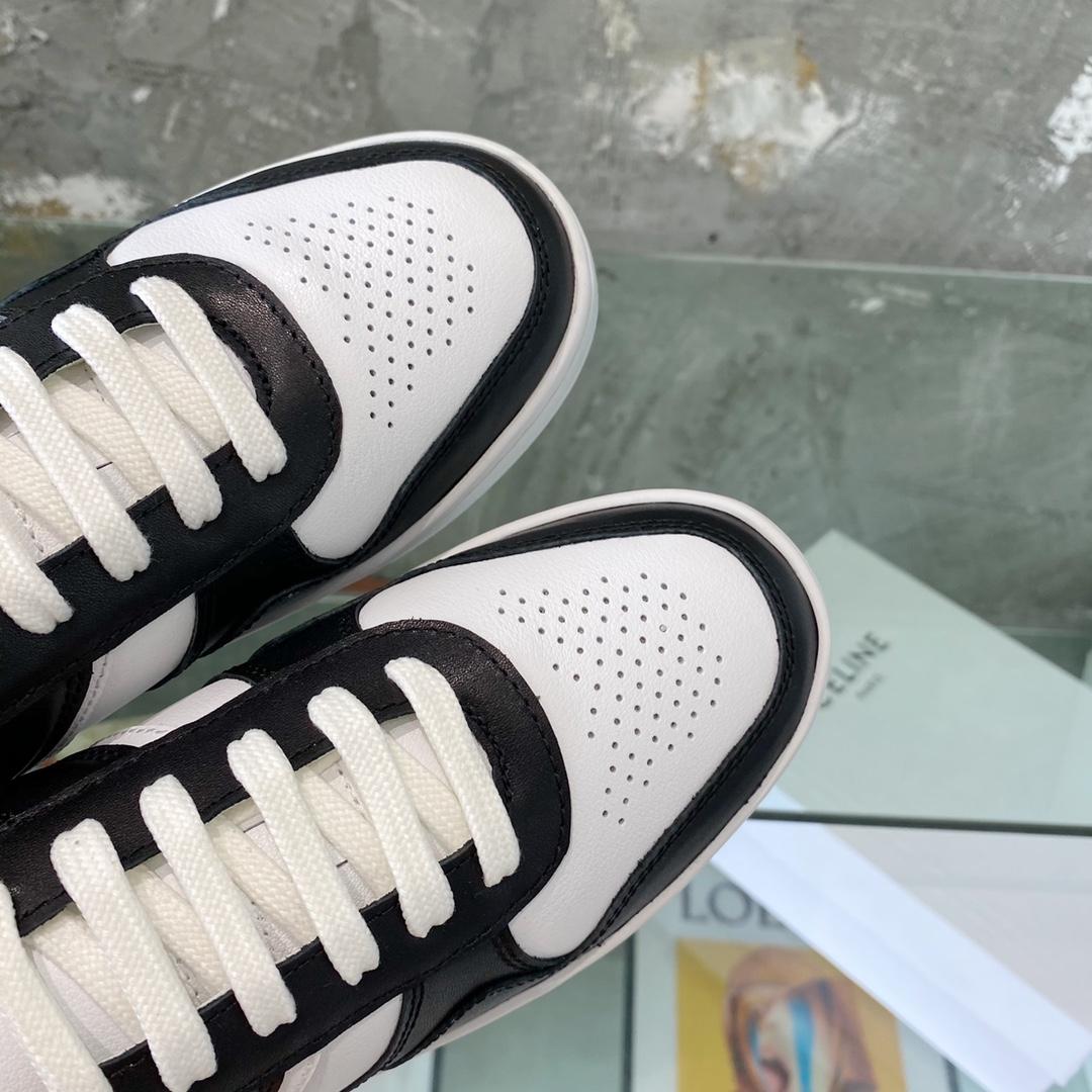 Celine Trainer Low Lace-Up Sneaker In Calfskin - PerfectKickZ