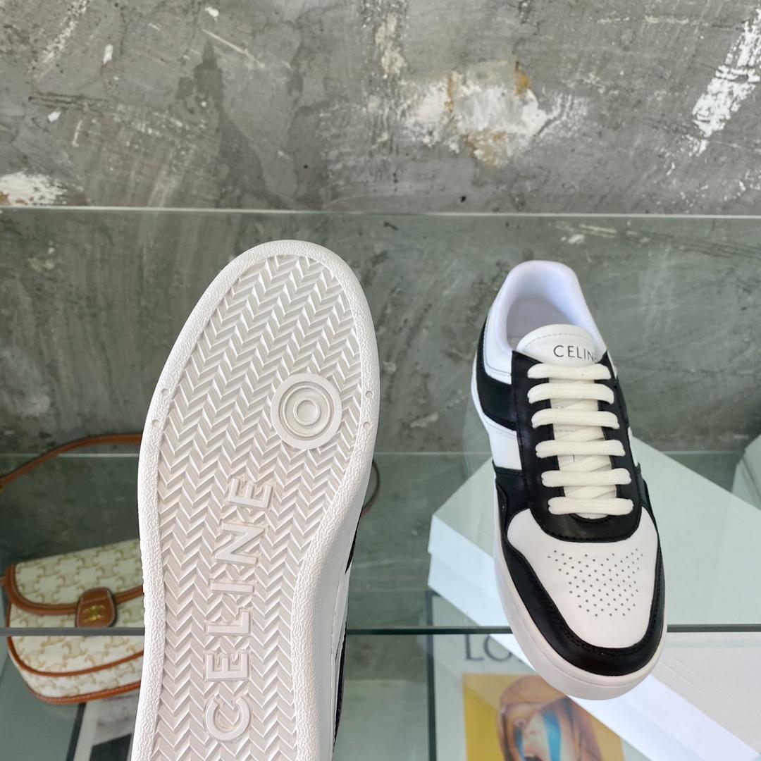 Celine Trainer Low Lace-Up Sneaker In Calfskin - PerfectKickZ