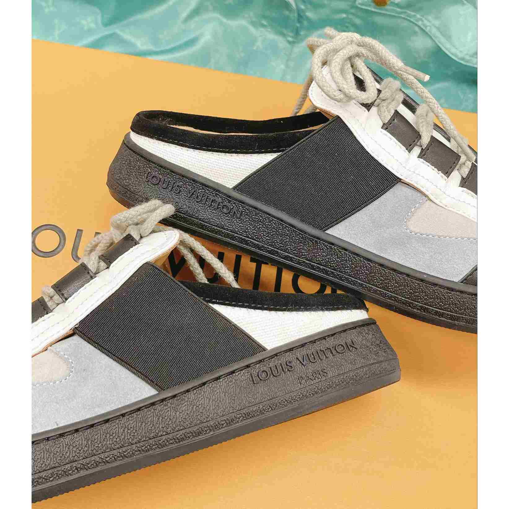 Louis Vuitton Lous Open Back Sneaker     - PerfectKickZ