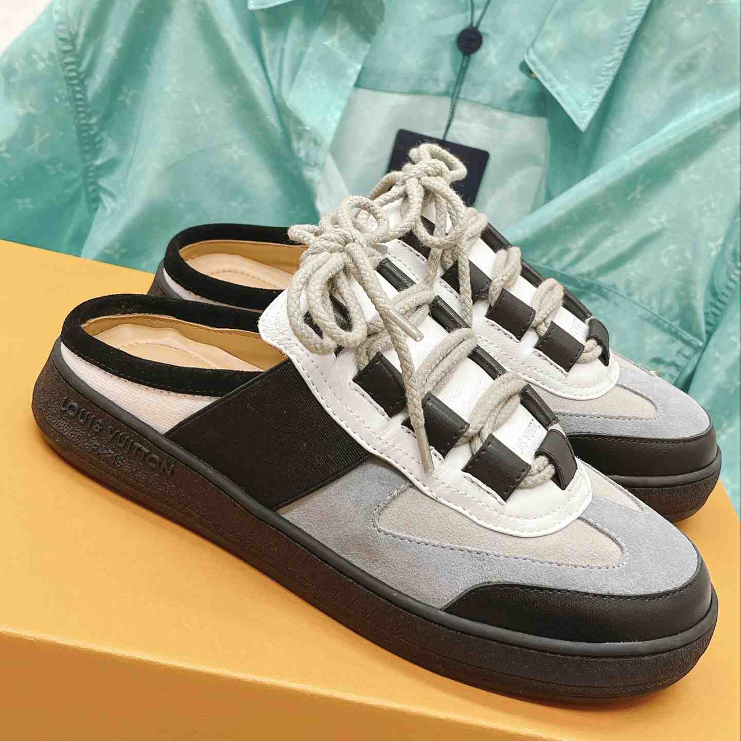Louis Vuitton Lous Open Back Sneaker     - PerfectKickZ