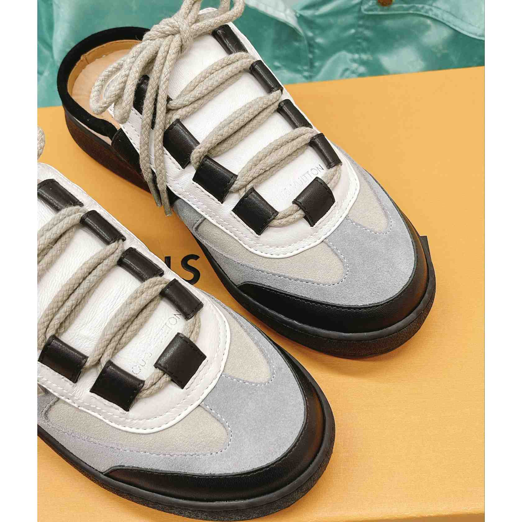 Louis Vuitton Lous Open Back Sneaker     - PerfectKickZ