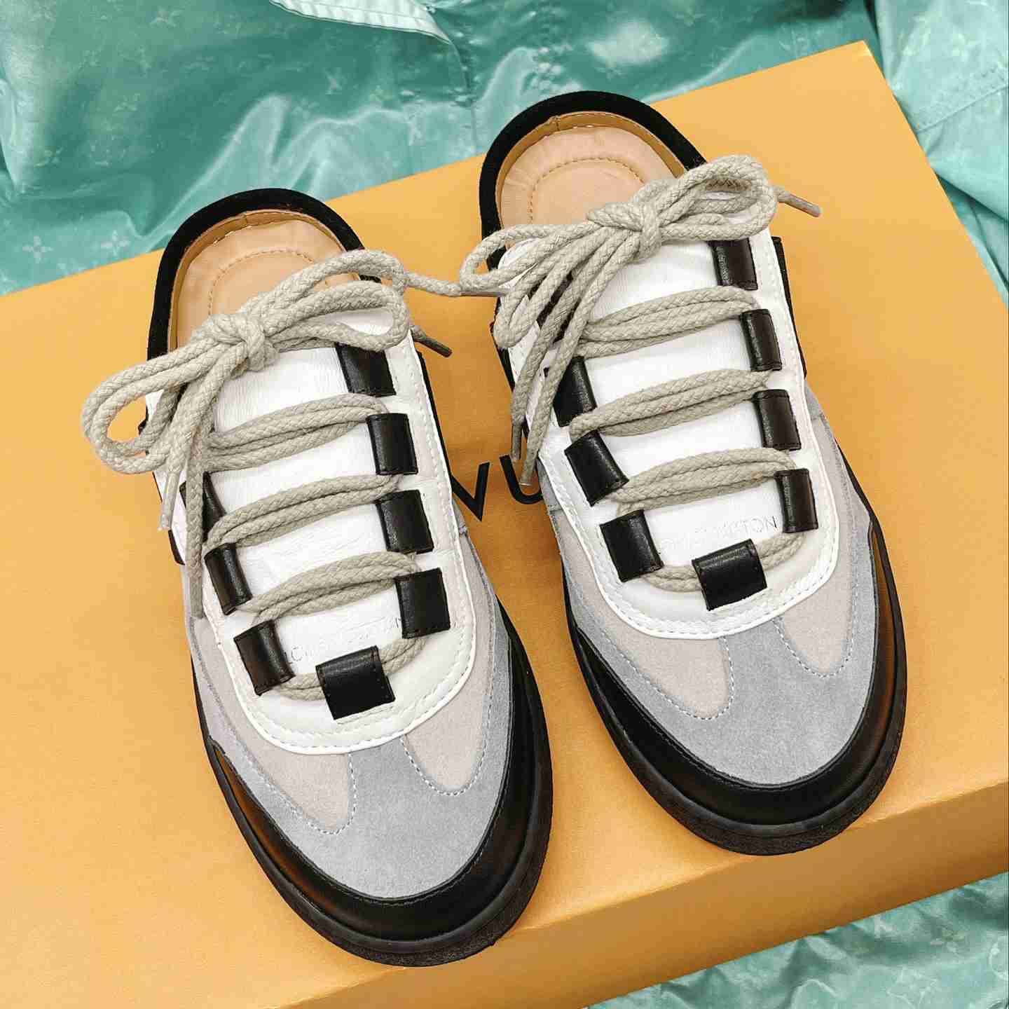 Louis Vuitton Lous Open Back Sneaker     - PerfectKickZ