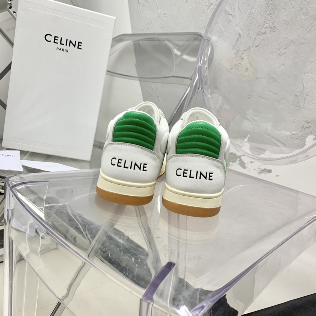 Celine CT-02 Mid Sneaker With Velcro In Calfskin - PerfectKickZ