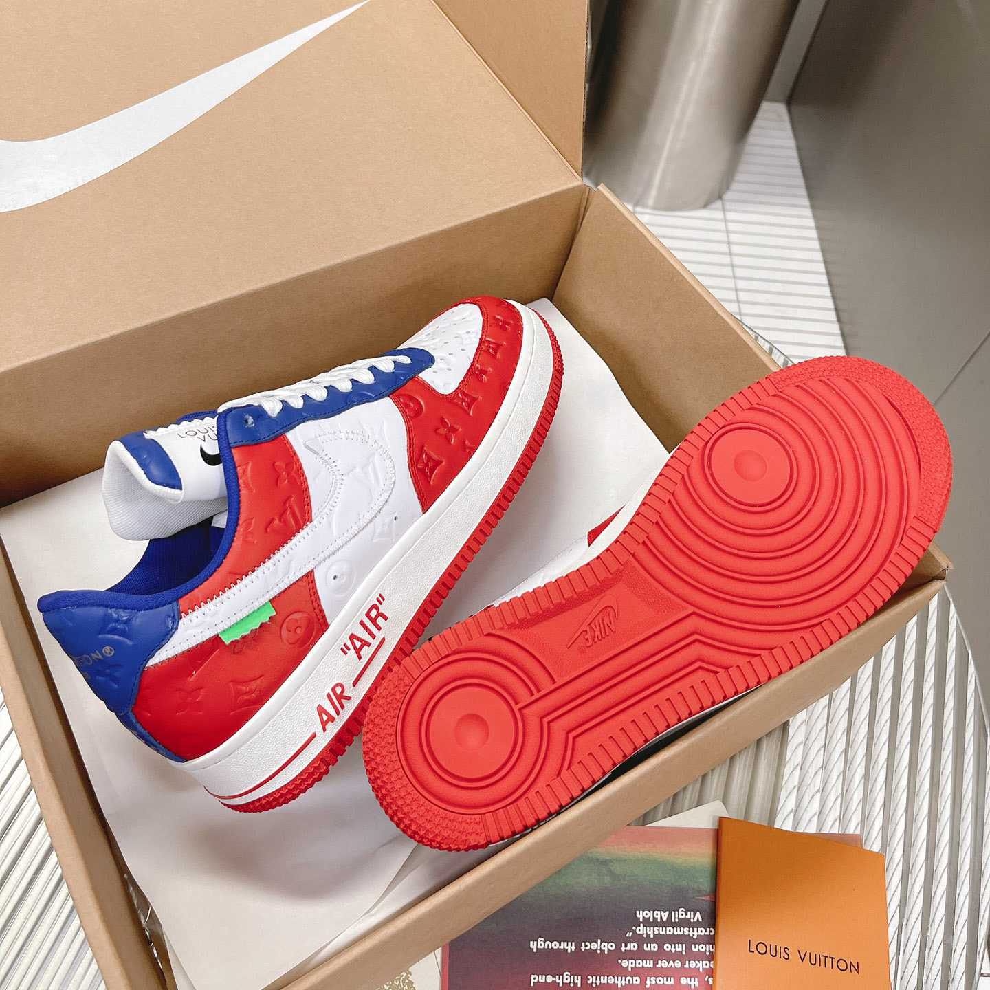 Louis Vuitton x Air Jordan1 Low AJ1 Sneaker - PerfectKickZ