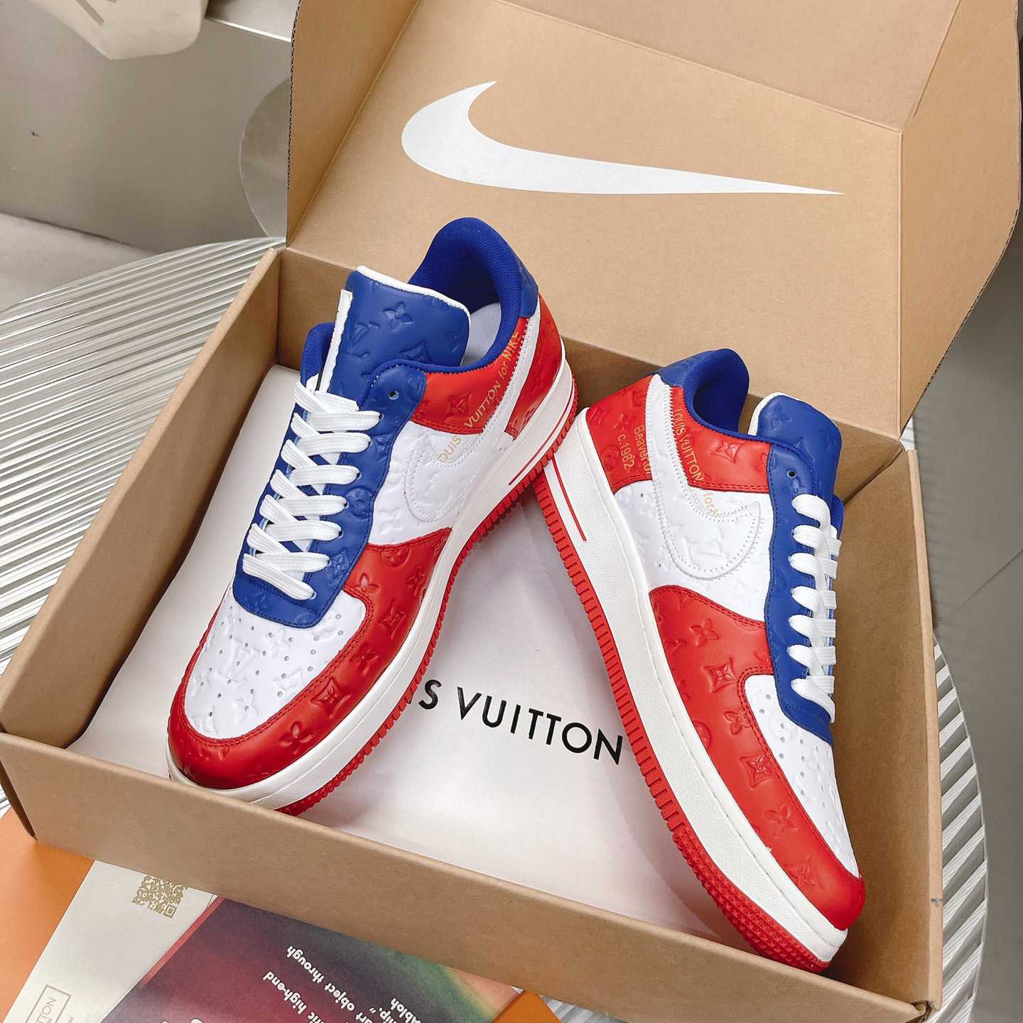 Louis Vuitton x Air Jordan1 Low AJ1 Sneaker - PerfectKickZ