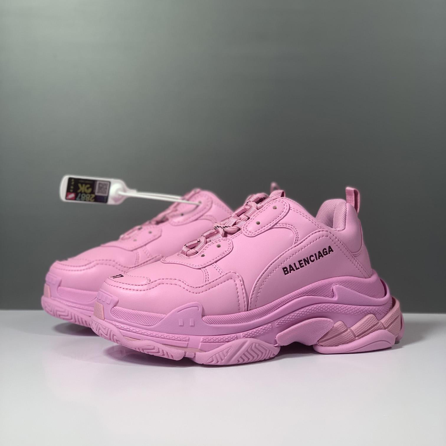 Balenciaga Triple S Sneaker In Pink Technical Material - PerfectKickZ