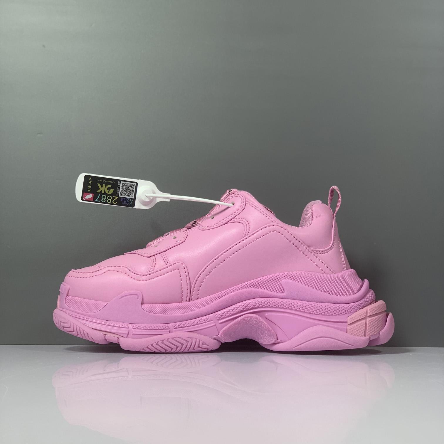 Balenciaga Triple S Sneaker In Pink Technical Material - PerfectKickZ