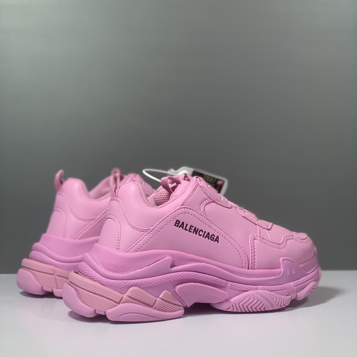Balenciaga Triple S Sneaker In Pink Technical Material - PerfectKickZ
