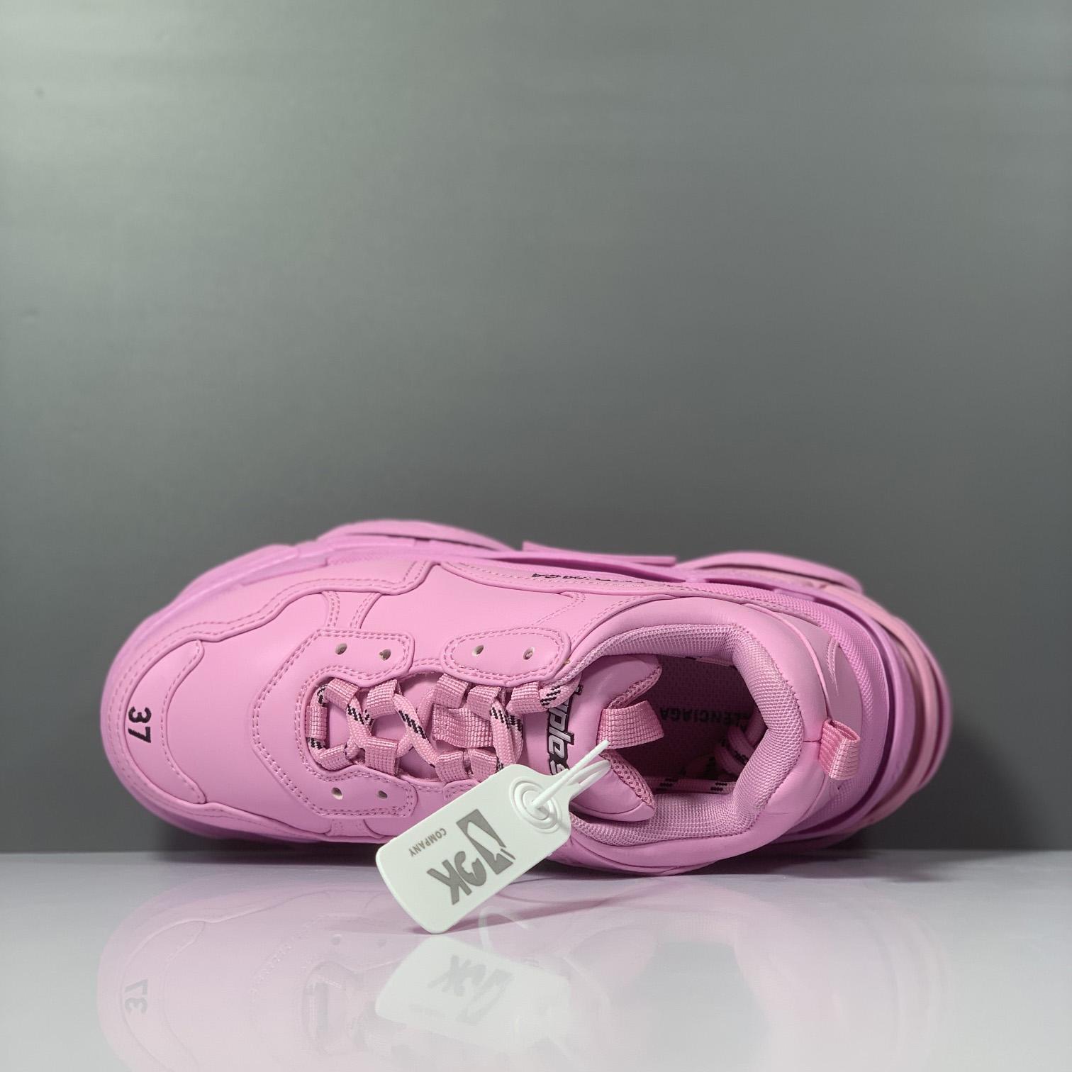 Balenciaga Triple S Sneaker In Pink Technical Material - PerfectKickZ
